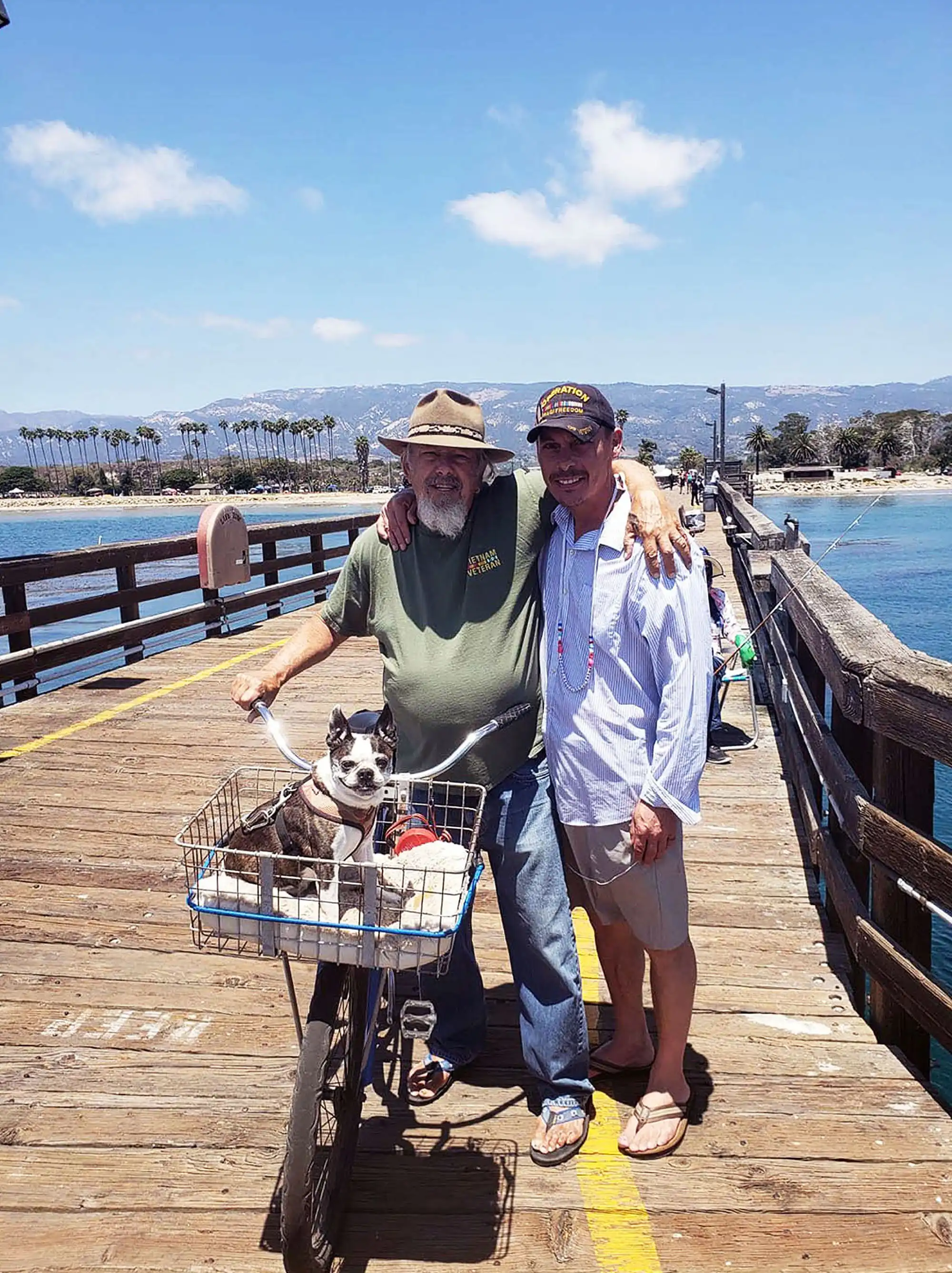 Two Veterans from different war era's, Veteran David Haave loves taking the time to hear how America's Veterans are doing.